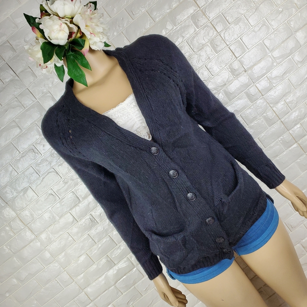 forever 21 small black cardigan - Picture 5 of 8